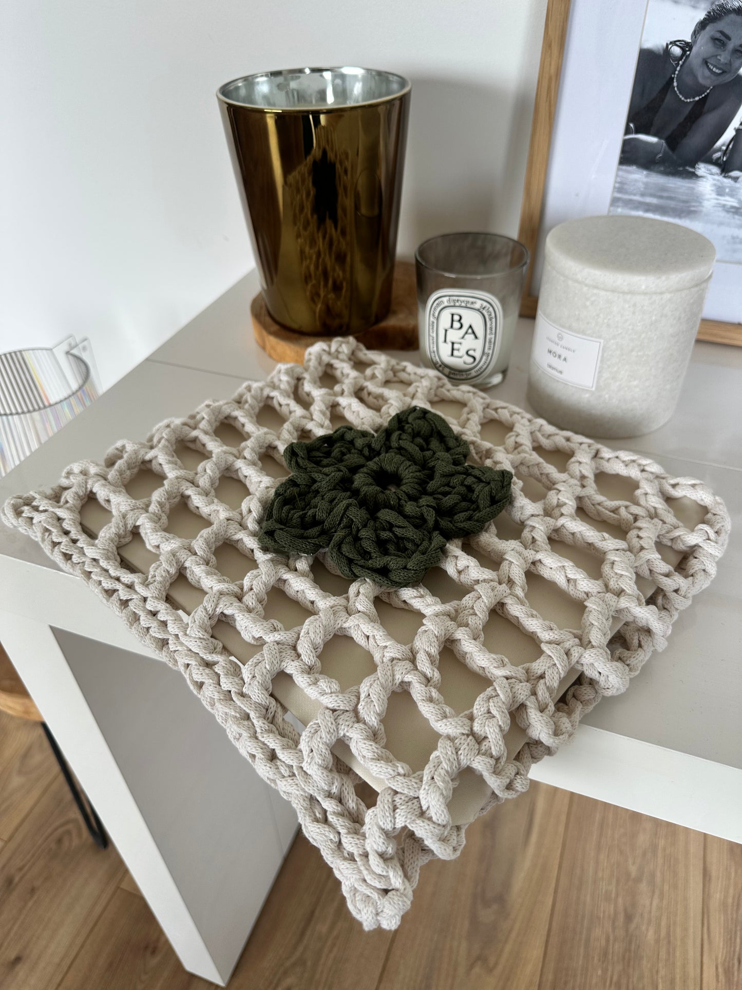 Pochette Louisa Ecrue et Kaki